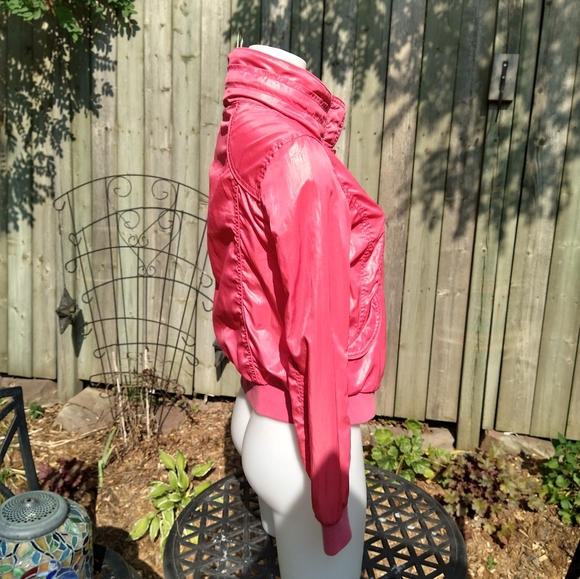 HOST PICK Size S pink 90s style windbreaker zip up coat - Picture 4 of 16